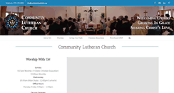 Desktop Screenshot of communitylutheran.org